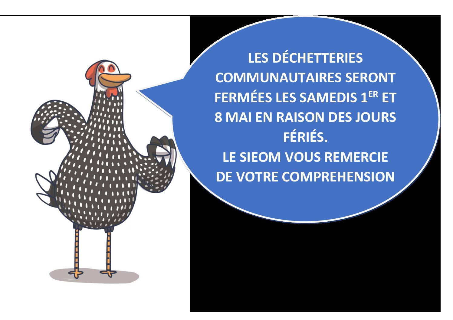 affiches fériés 1er et 8 mai